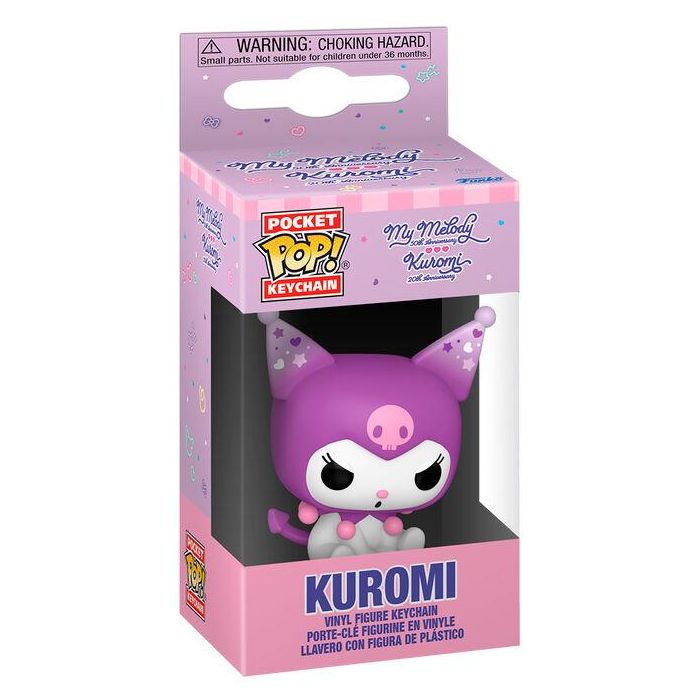 Llavero Pocket POP Hello Kitty 20th Anniversary Kuromi Grumpy 0 Llavero Pocket POP Hello Kitty 20th Anniversary Kuromi Grumpy 0