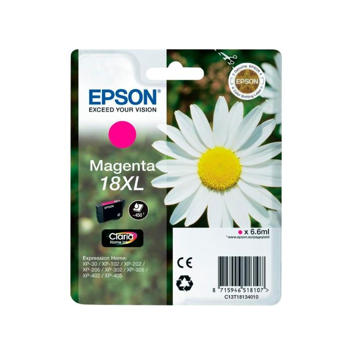 Ink-Jet Epson 18XL Magenta Expression Home Xp-102 Xp-205 Xp-305 Xp-405 Capacidad 470 Pag 1