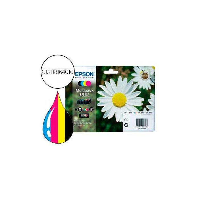 Epson Daisy Multipack 18XL 4 colores