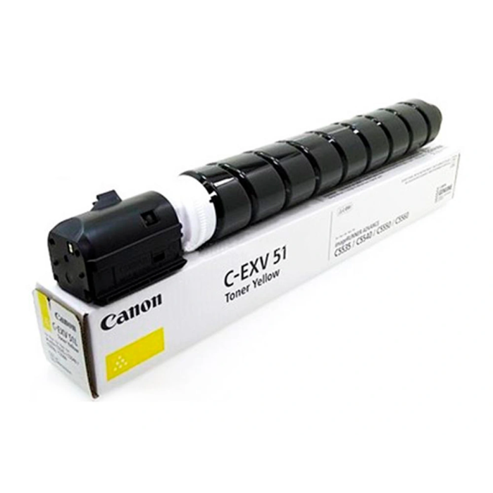 Canon Toner C-EXV51 Y 0484C002 Amarillo original para iRC5535/5535i/5540i/5550i/5560i con rendimiento de hasta 60.000 páginas 4