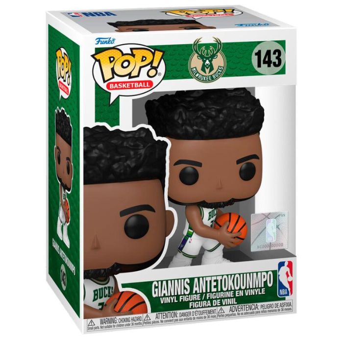 Figura POP NBA Bucks Giannis Antetokounmpo 1 Figura POP NBA Bucks Giannis Antetokounmpo 1