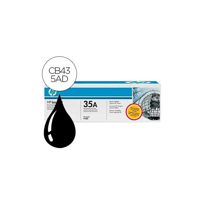 HP 35A Toner HP35A Negro (CB435AD)