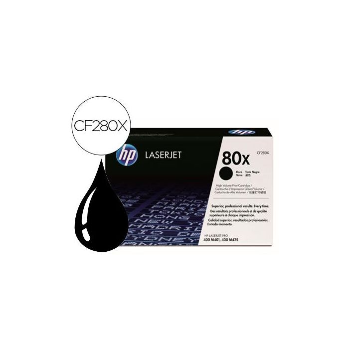 HP 80X Toner HP80X Negro (CF280X)