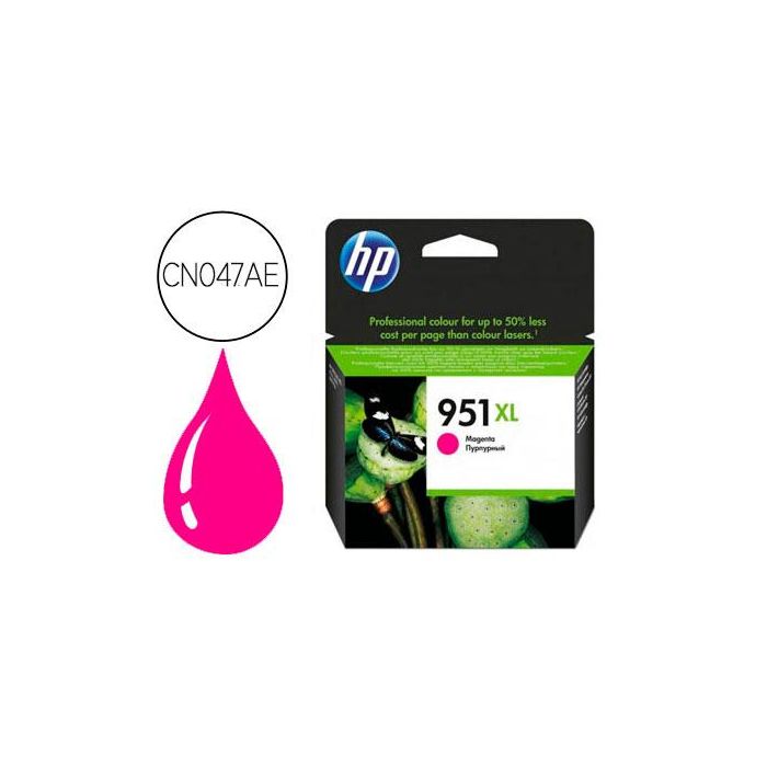 Ink-Jet Hp 951XL Magenta Cn047Ae Capacidad 1500 Pag