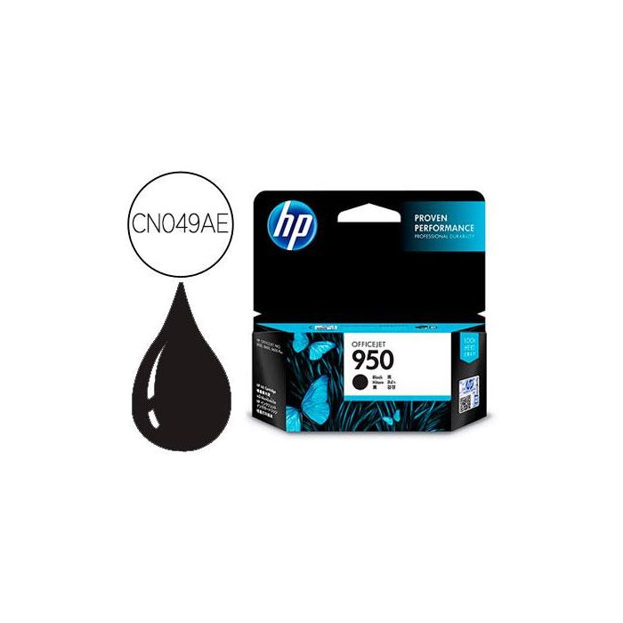 Ink-Jet Hp 950 Negro Cn049Ae Capacidad 1000 Pag