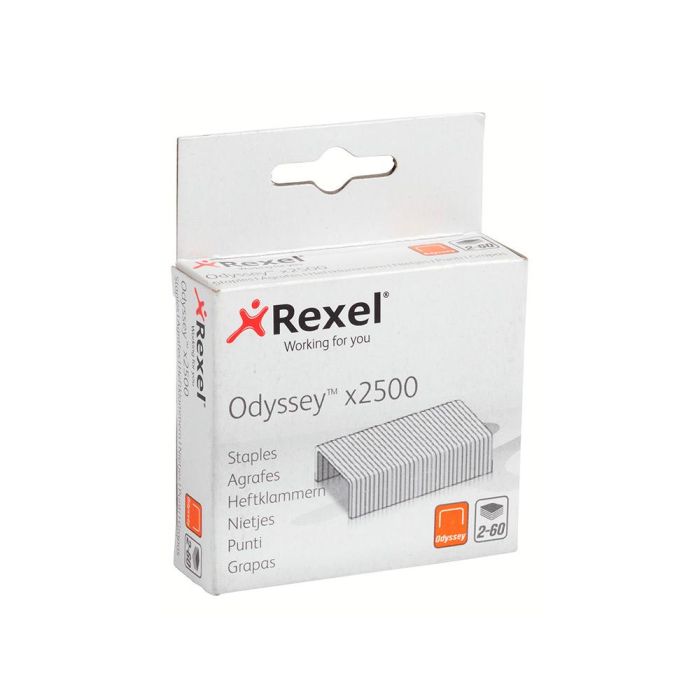 Grapas Rexel Odyssey Galvanizada Caja De 2500 Unidades