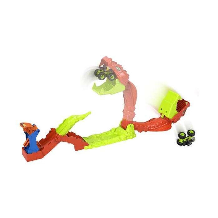Pista hot wheels monster trucks mordedura de serpiente 31x36x9 cm 4 Pista hot wheels monster trucks mordedura de serpiente 31x36x9 cm 4