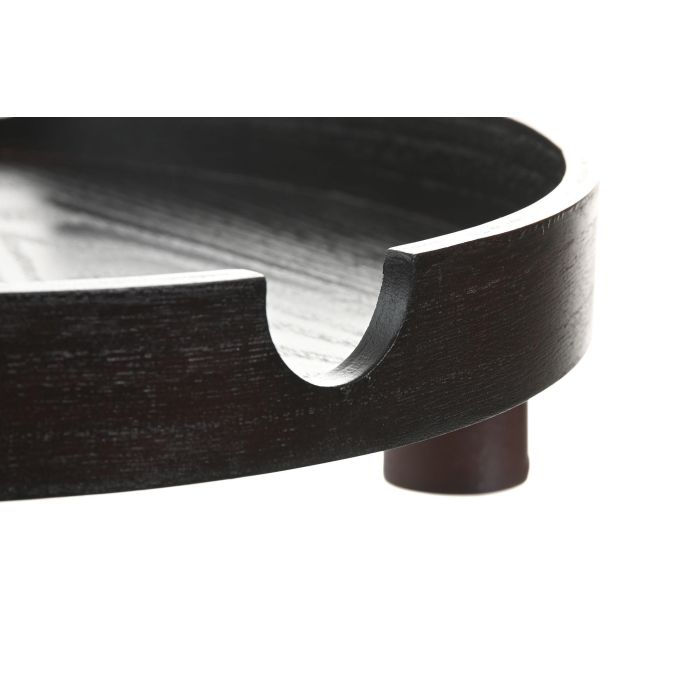 Centro Mesa Moderno DKD Home Decor Marron Oscuro 40 x 9 x 40 cm (2 Unidades) 3 Centro Mesa Moderno DKD Home Decor Marron Oscuro 40 x 9 x 40 cm (2 Unidades) 3