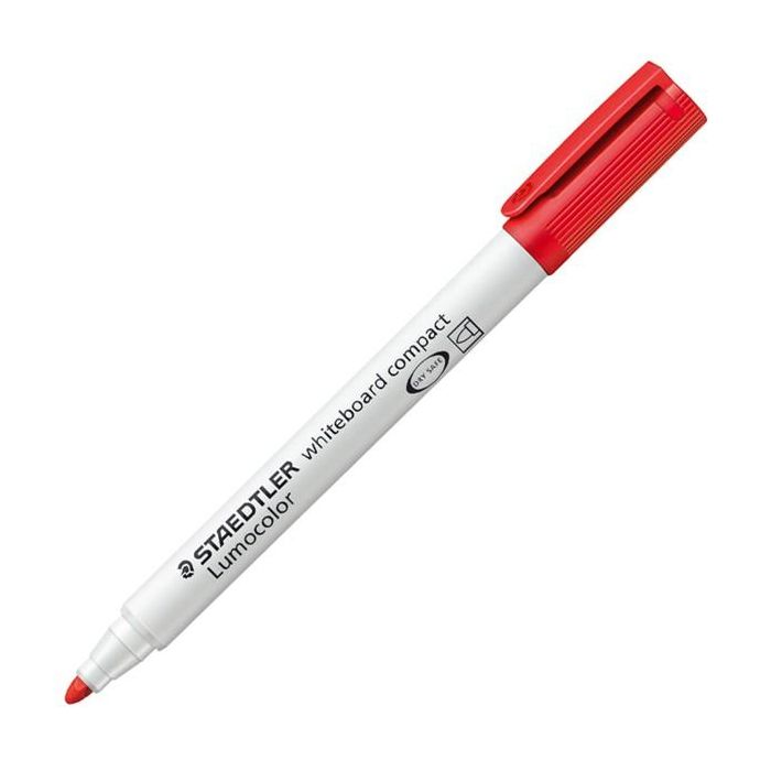 STAEDTLER Rotulador Borrado en Seco Rojo Lumocolor punta redonda 1mm