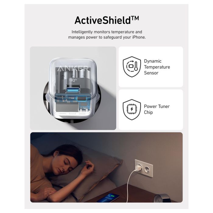 Anker 512 Nano Charger Pro 20W, Cargador Rápido USB-C, Blanco 1 Anker 512 Nano Charger Pro 20W, Cargador Rápido USB-C, Blanco 1