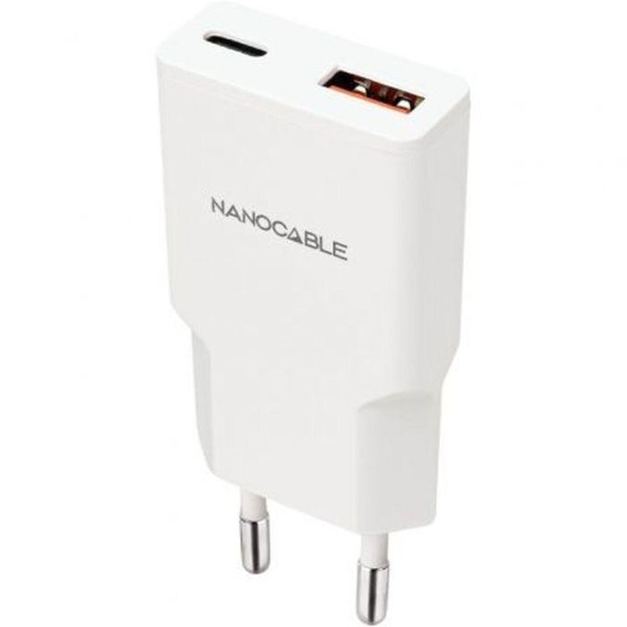Cargador de Pared NANOCABLE 10.10.2022 Blanco 20 W 7