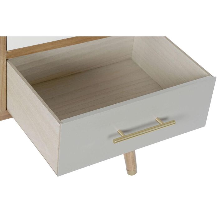Mueble de TV DKD Home Decor Gris Crema Metal Madera de Paulonia (90 x 34 x 66.5 cm) 4 Mueble de TV DKD Home Decor Gris Crema Metal Madera de Paulonia (90 x 34 x 66.5 cm) 4