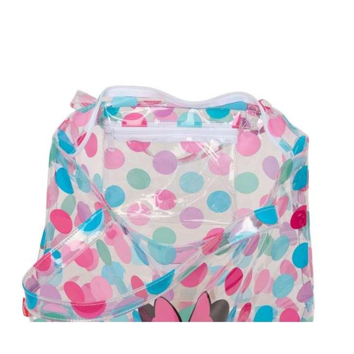 Bolso shopping con cremallera minnie mouse "beach" 54x35x17 cm 2 Bolso shopping con cremallera minnie mouse "beach" 54x35x17 cm 2