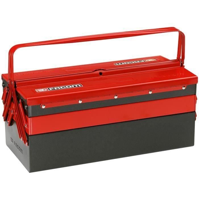 Facom Estuche Metálico para Herramientas, 5 Compartimentos, Carga Útil 25 kg, Capacidad 17 dm3, Tapa Remachada y Enganche Reforzado 1 Facom Estuche Metálico para Herramientas, 5 Compartimentos, Carga Útil 25 kg, Capacidad 17 dm3, Tapa Remachada y Enganche Reforzado 1