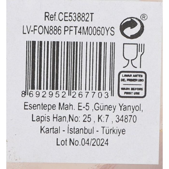 LAV Botella/Decant 1.2L ø7x9x26 cm (12 Unidades)