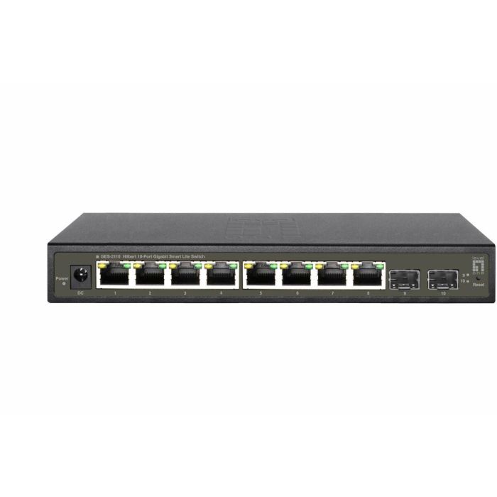 Hilbert Switch 8x GE GES-2110 con 2xGSFP