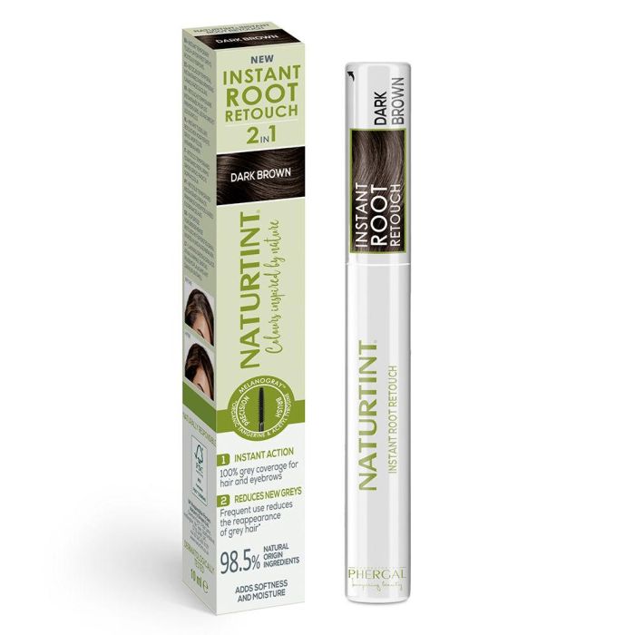 Naturtint Retocador Temporal de Canas 2 en 1 Instant Root Retouch Dark Brown 10 ml Naturtint Retocador Temporal de Canas 2 en 1 Instant Root Retouch Dark Brown 10 ml