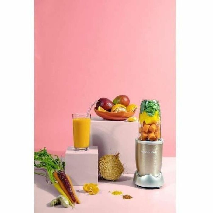 Nutribullet NB907CP Licuadora, 900 W, 0,9 L, Color Cobre 2