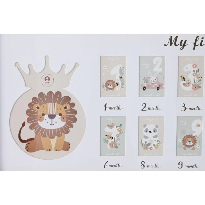 Marco de Fotos Home ESPRIT Cristal Madera MDF 56,5 x 2 x 27,5 cm (4 Unidades) 2 Marco de Fotos Home ESPRIT Cristal Madera MDF 56,5 x 2 x 27,5 cm (4 Unidades) 2