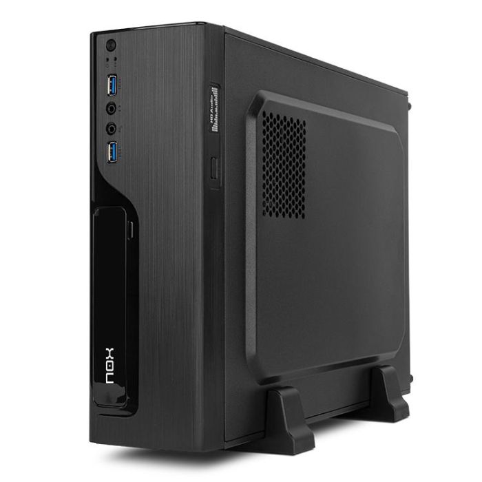 NOX Caja Sobremesa Slim LITE070 Micro-ATX con Fuente 500W, 2x USB 3.0 Negra 2