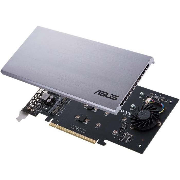 Asus HYPER M.2 X16 CARD V2 Tarjeta de Expansión PCIe 3.0, Interfaz M.2, 128 Gbit/s, Ref. 90MC06P0-M0EAY0 3