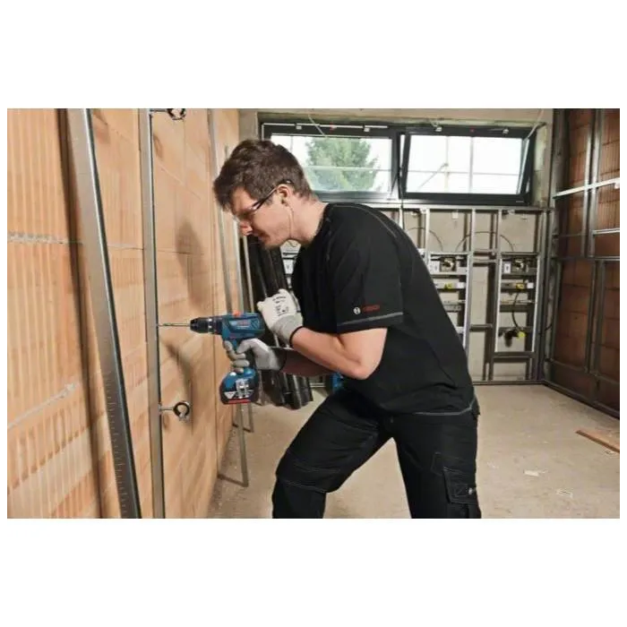 Bosch Professional 06019H400B Taladro-atornillador de impacto GSB 18V-28 + 2 Baterías 2.0Ah + Cargador GAL 18V-20 + L-Case 1