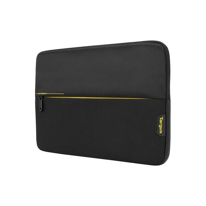 Targus Funda Portátil CityGear 13.3" Negra, Profesional Compacta Ligera, Protección Segura y Bolsillo Frontal para Accesorios 3