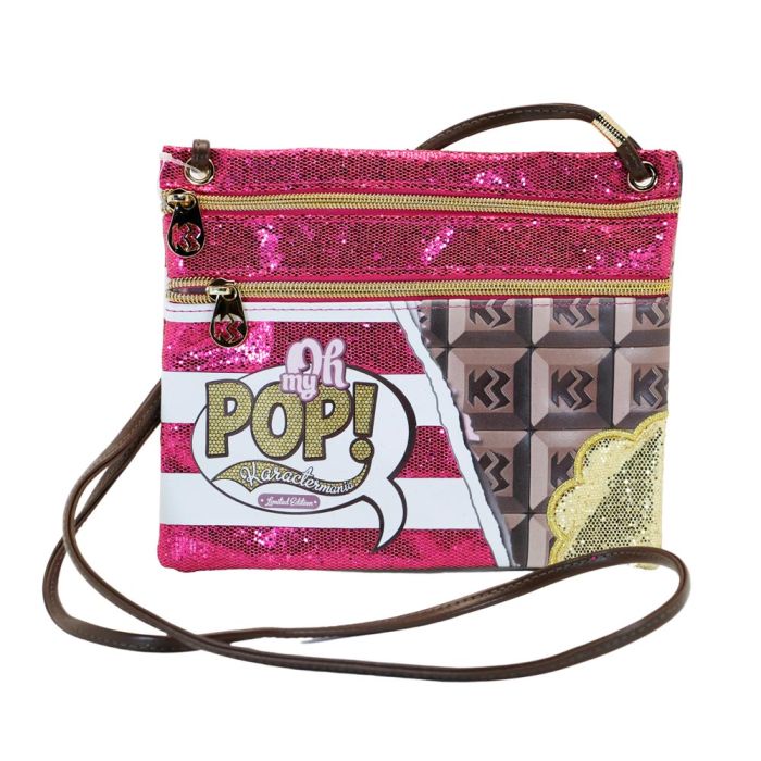 Bolso Bandolera Action Mini Horizontal Chocolat Oh My Pop! Rosa 1