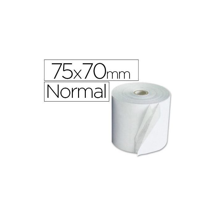 Rolo Branco Q-Connect Electra 75x70X11 mm 60 grs 10 unidades