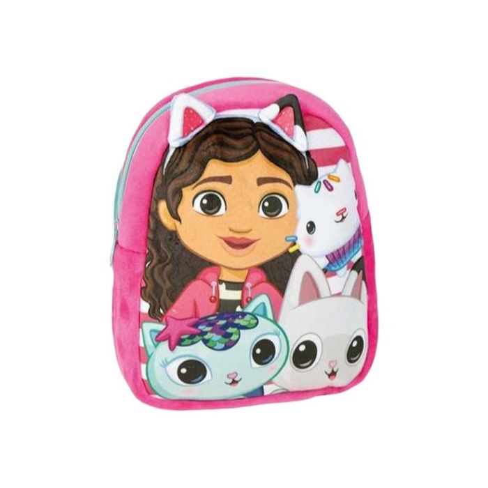 Mochila guarderia de peluche casa de gabby 18.0 x 22.0 x 8.0 cm Mochila guarderia de peluche casa de gabby 18.0 x 22.0 x 8.0 cm