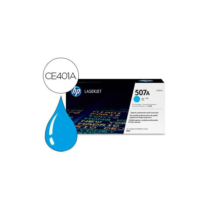 Hp Laserjet 507A Toner Cian