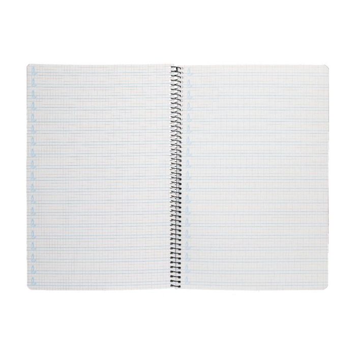 Cuaderno Espiral Liderpapel Folio Pautaguia Tapa Dura 80H 75 gr Cuadro Pautado 4 mmcon Margen Colores Surtidos 5 unidades 1