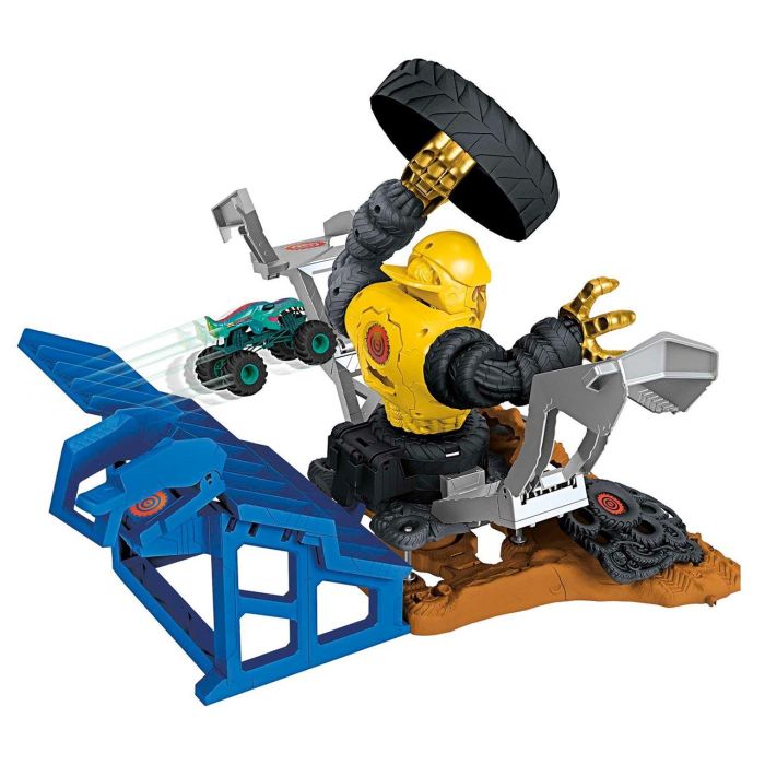 Mattel Hot Wheels Monster Truck Derribo Gor-Zilla Hpn71 Juego de Acción 2