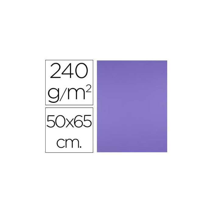 Cartulina Liderpapel 50x65 cm 240 gr-M2 Purpura 125 unidades
