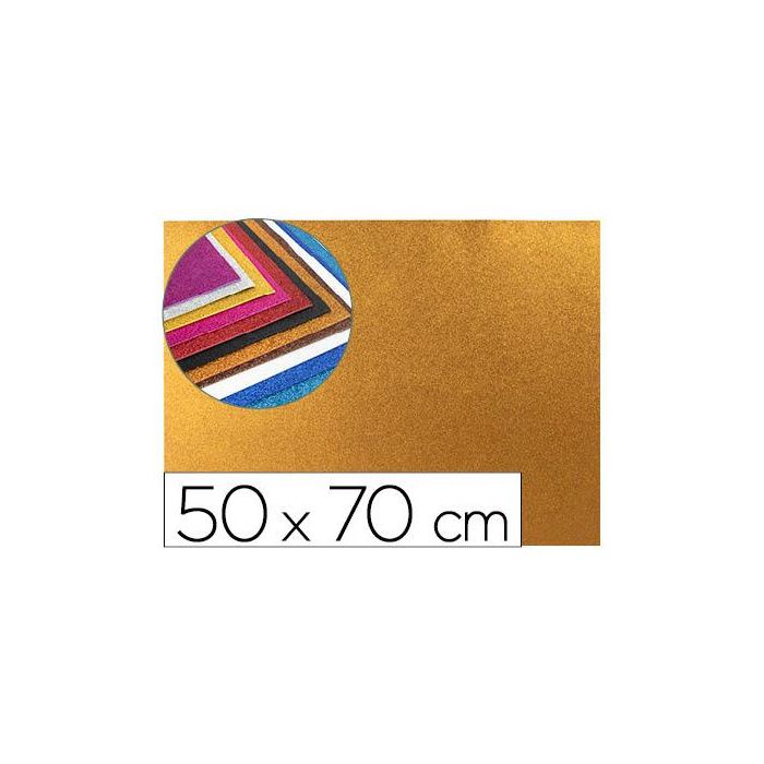 Goma Eva Con Purpurina Liderpapel 50x70 cm 60 gr-M2 Espesor 2 mm Naranja 10 unidades 0 Goma Eva Con Purpurina Liderpapel 50x70 cm 60 gr-M2 Espesor 2 mm Naranja 10 unidades 0