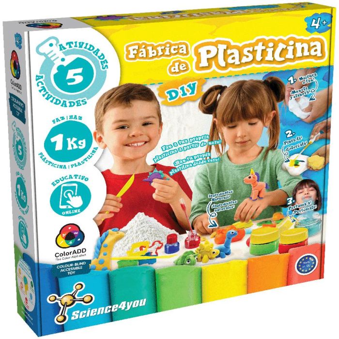 Juego fabrica de plastilina con 5 actividades ¡crea tu plastilina desde cero!