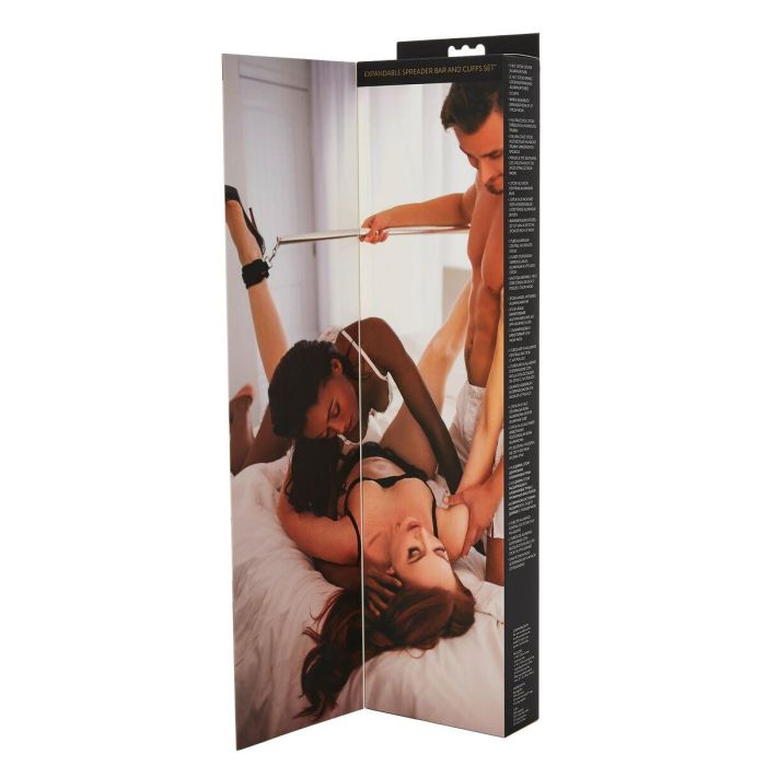 Barrote y Esposas Extensibles Spreader Sportsheets 15