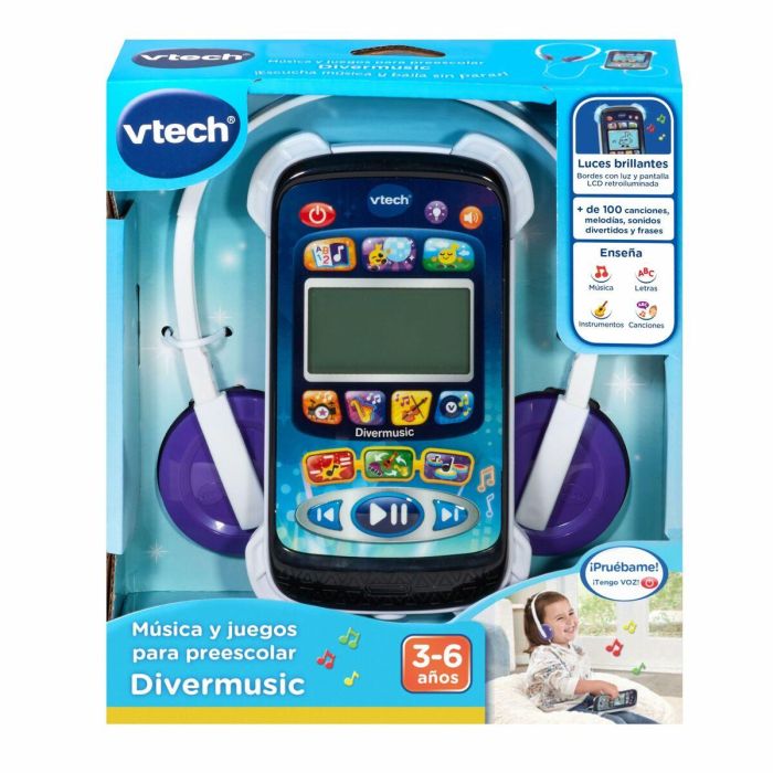 Reproductor músical y juegos para preescolar divermusic. 18,8x5,8x21,6 cm 1 Reproductor músical y juegos para preescolar divermusic. 18,8x5,8x21,6 cm 1