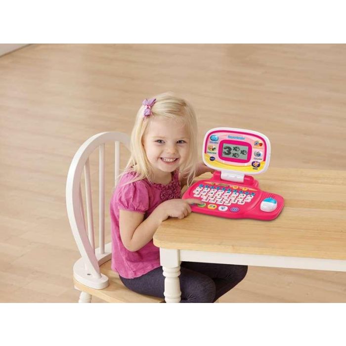 V-Tech Ordenador Infantil Rosa 80-155457 con Ratón Direccional, Teclado ABC y 20 Actividades de Aprendizaje para Niños a Partir de 3 Años en Español 4 V-Tech Ordenador Infantil Rosa 80-155457 con Ratón Direccional, Teclado ABC y 20 Actividades de Aprendizaje para Niños a Partir de 3 Años en Español 4