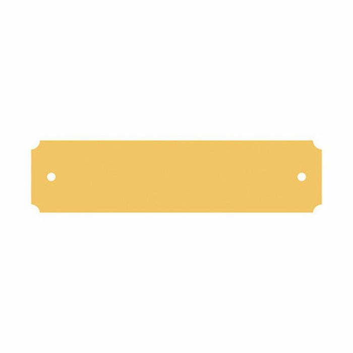 Placa identificativa para collar Imarc Stable Amarillo 1