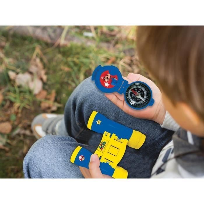 Super Mario - Kit de aventurero - Alcance de walkie-talkie 120 m, binoculares y brújula 2 Super Mario - Kit de aventurero - Alcance de walkie-talkie 120 m, binoculares y brújula 2