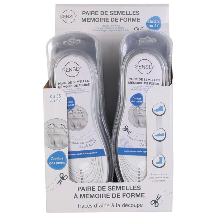 Sensly Par Plantillas Con Memoria Adaptables Para Mayor Confort y Bienestar 3 Sensly Par Plantillas Con Memoria Adaptables Para Mayor Confort y Bienestar 3