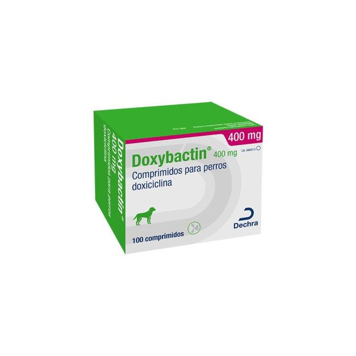 Dechra Doxybactin 400 mg 100 Comp Perro