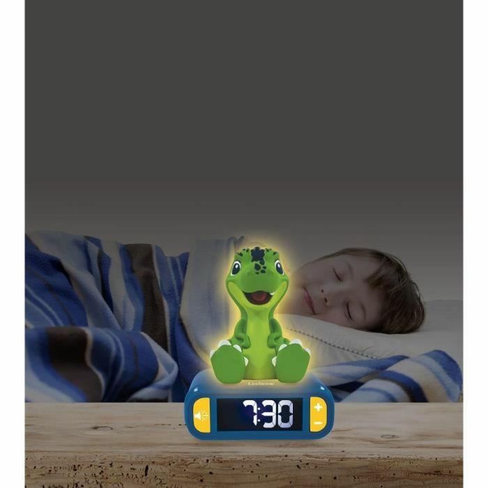 Lexibook LEXRL800DINO Despertador Digital con Luz Nocturna 3D de Dinosaurio y Efectos de Sonido - Ideal para Niños 1 Lexibook LEXRL800DINO Despertador Digital con Luz Nocturna 3D de Dinosaurio y Efectos de Sonido - Ideal para Niños 1