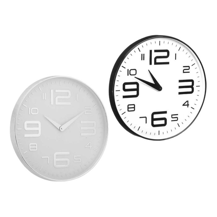 Reloj Redondo 30 Cm Numeros Grandes Surtidos Giftdecor (12 Unidades) 1 Reloj Redondo 30 Cm Numeros Grandes Surtidos Giftdecor (12 Unidades) 1
