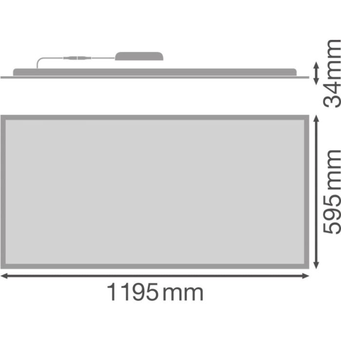 [LVE-4099854017643] Panel LED Ledvance 53W 5830Lm 4000K 90º IP40/IP20 2