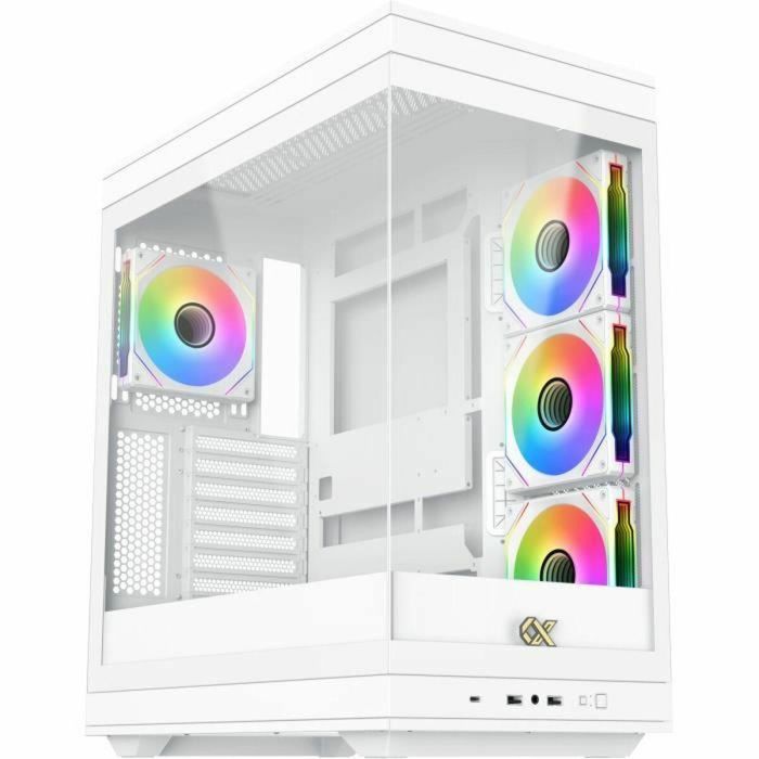 Xigmatek XIG1732156004771 Caja PC Semitorre META Arctic E-ATX, Cristal templado, ARGB, Blanco