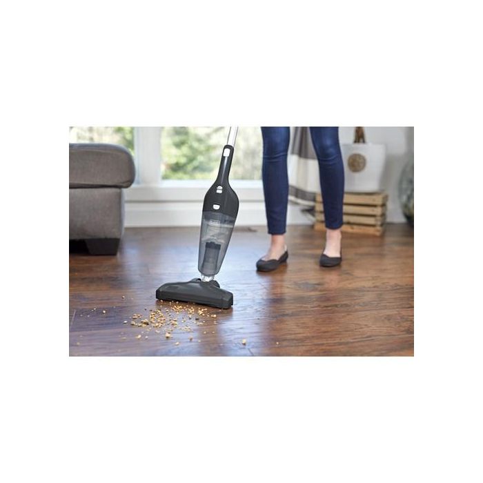 Black+Decker NSVA-315-J Escoba Recargable 4 en 1 16,2Wh Aspirador Sin Cable Litio 10,8V 13