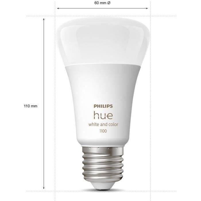 Philips Hue White and Color Ambiance, Bulbs E27, 75W, Bluetooth, trabaja con Alexa, Google y HomeKit 2 Philips Hue White and Color Ambiance, Bulbs E27, 75W, Bluetooth, trabaja con Alexa, Google y HomeKit 2