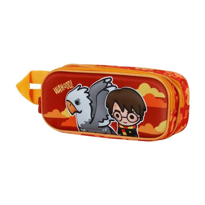 Harry Potter Estuche Portatodo 3D Doble Buckbeak Naranja Harry Potter Estuche Portatodo 3D Doble Buckbeak Naranja